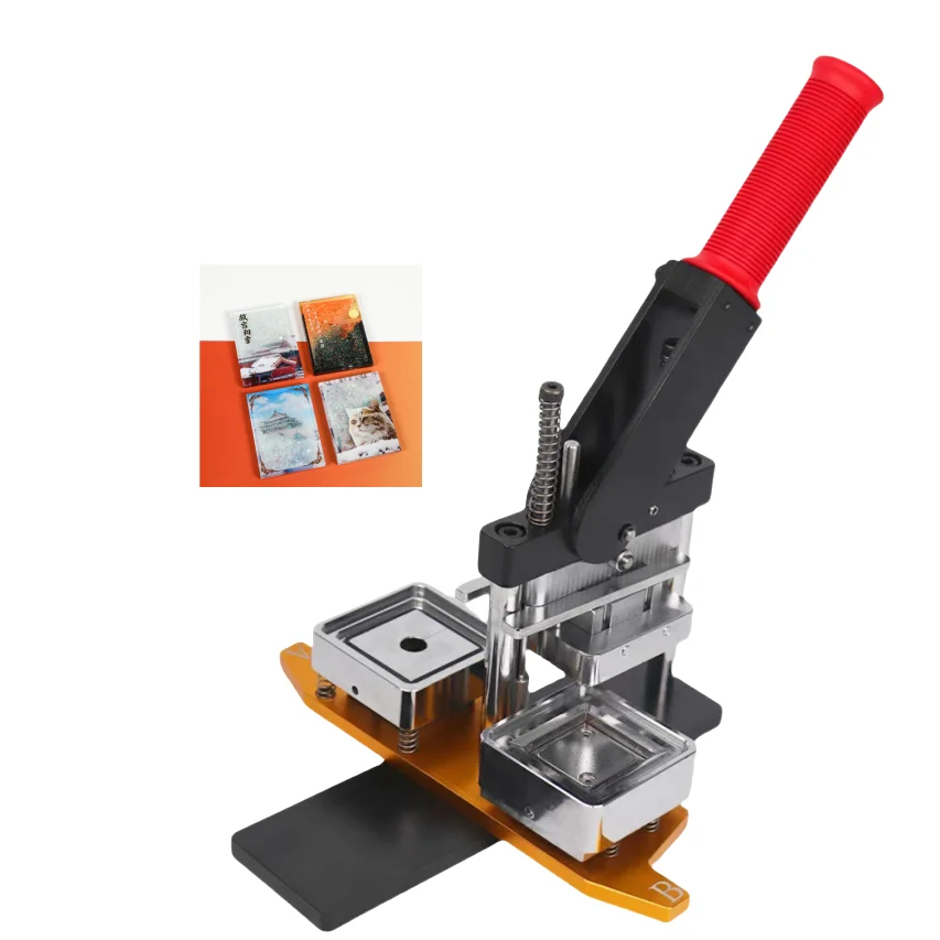 

Набор для изготовления квадратных магнитов 50*50 мм: станок-резак и 1000 комплектов материалов для наклеек на холодильник