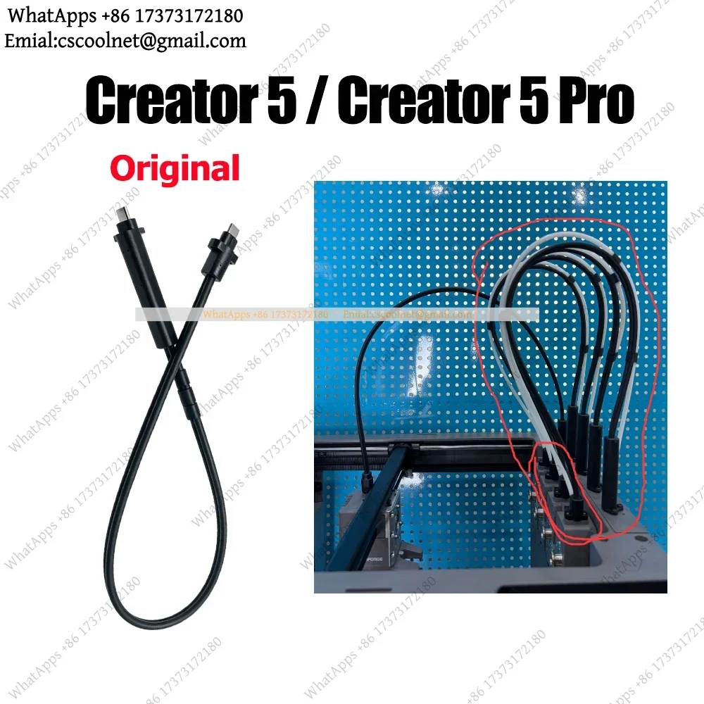 k06 Nozzle Extruder Cable For Flashforge Creator 5 C5 Pro Hotend Bus C Wiring Harness 3D Printer Replacement Parts