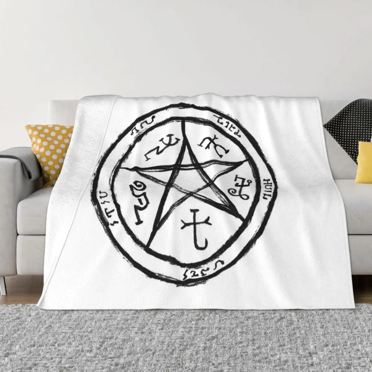 Supernatural Winchester Blanket Cover Fuzzy Throw Blanket Bedding Couch Decoration Soft Warm Bedspreads