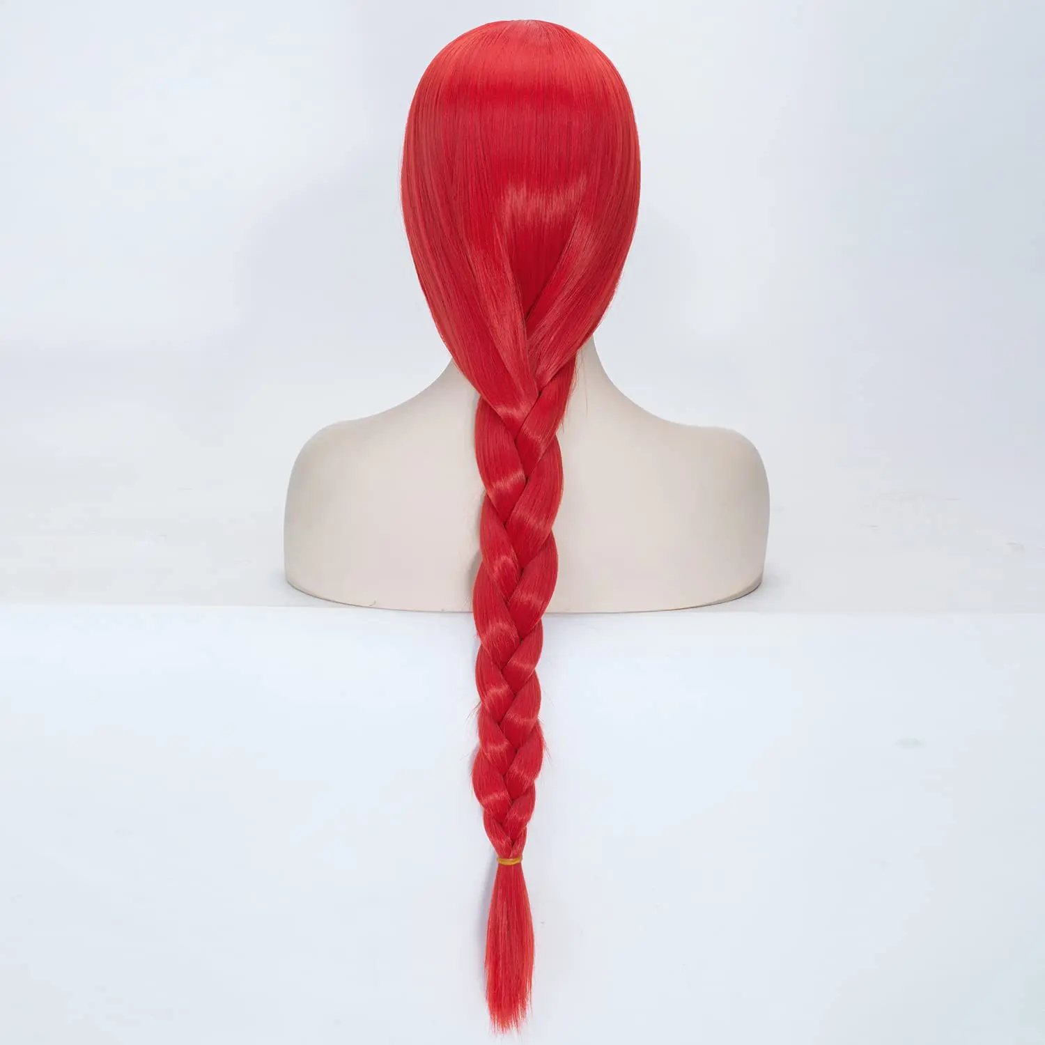 Long Red Wig with Braids for Women Jessie Cowgirl Cosplay Costume Braided Wig Straight Heat Resistant Red Wig Halloween Party