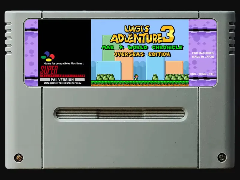16Bit Games ** Luigi'sAdventure OSE 3 ( Region Free!! NTSC and PAL Version!! )