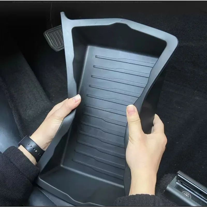 Caja de almacenamiento debajo del asiento para automóviles: organizador resistente y que ahorra espacio para sedanes, SUV, camiones. ¡Fácil instalación!