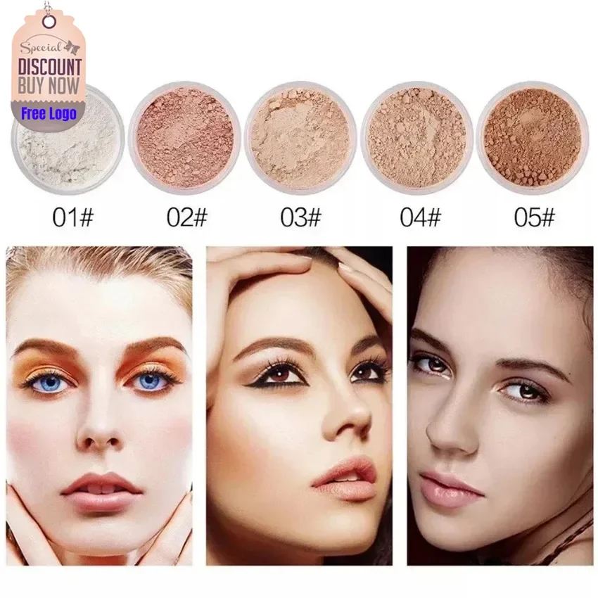 Private Label 13colors Makeup Setting Powder Oil Control Water-resistant Smooth Long Lasting Easy To Wear Bulk Makeup Custom