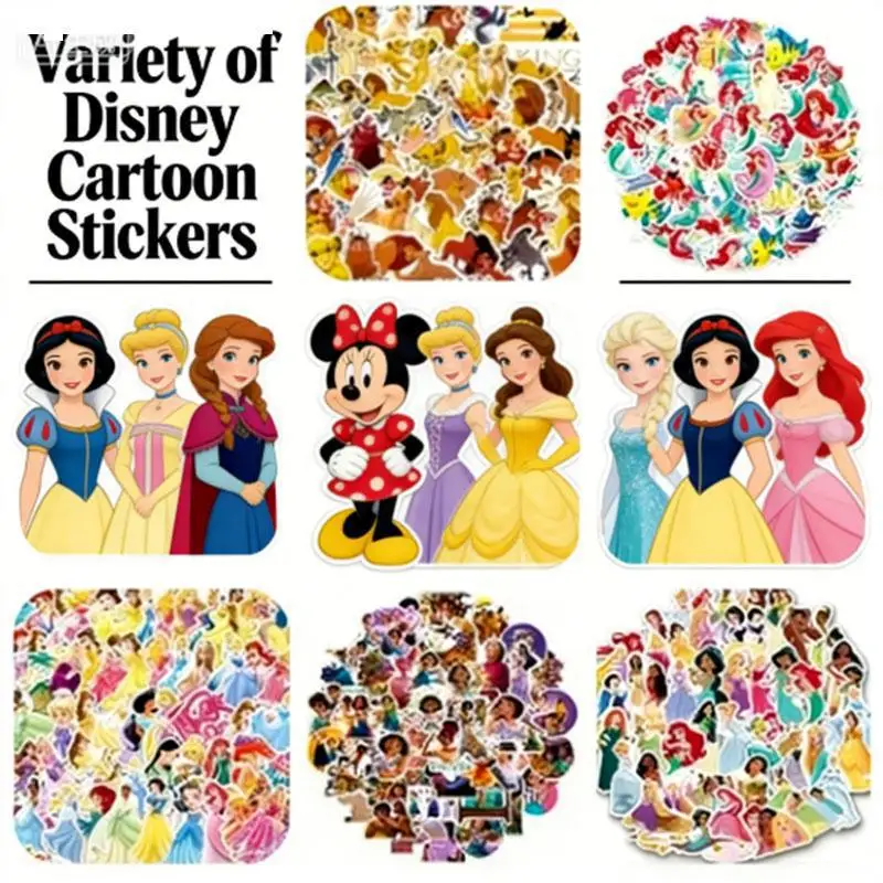 

50pcs Various Disney Cartoon Graffiti Stickers The Lion King Waterproof Decals Stickers For Phone Laptop Notebook Diy Kids toy