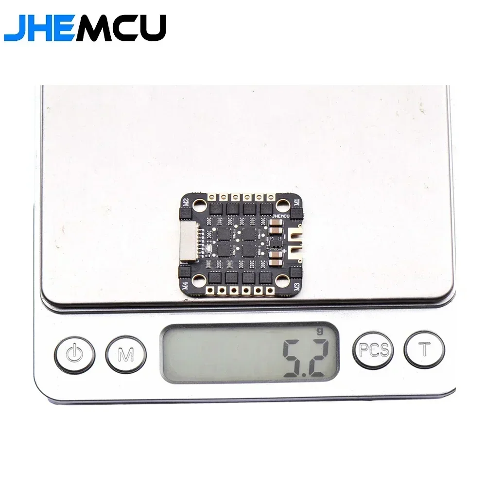 JHEMCU EM40A BLHELI_S 4-in-1 ESC - DShot600, 2-6S voor FPV Racing/Freestyle & Micro Drones (2025 nieuwe versie)