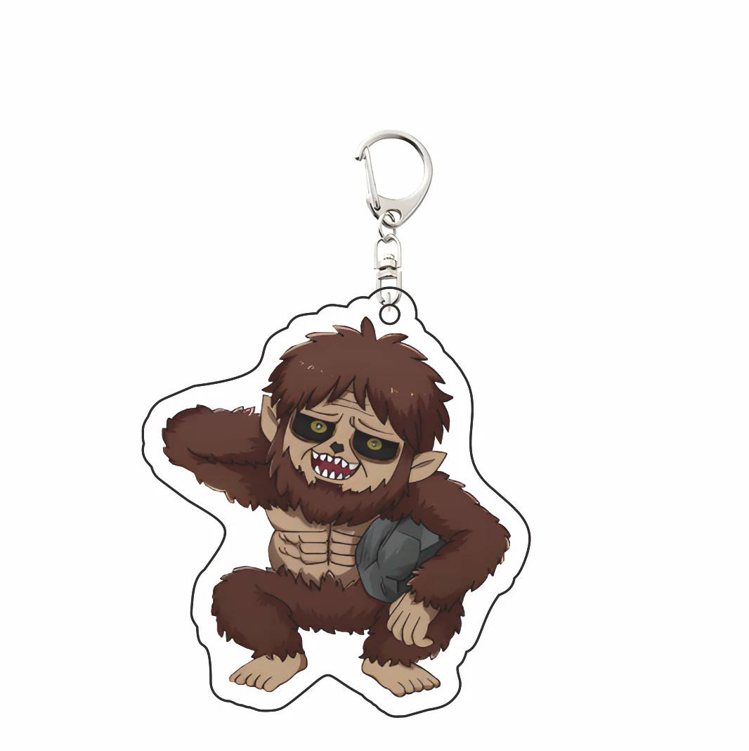 Attack on Titan Anime Acrylic Desktop Ornament Collection Model Plate Key Chain Fans Gift