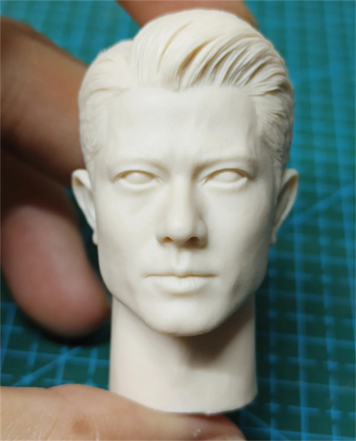 Aaron Kwok  Head Carving Sculpt Unpainted Customize  AcSinger  Model 1/6 Scale Action Figure  Soldier Body Toys