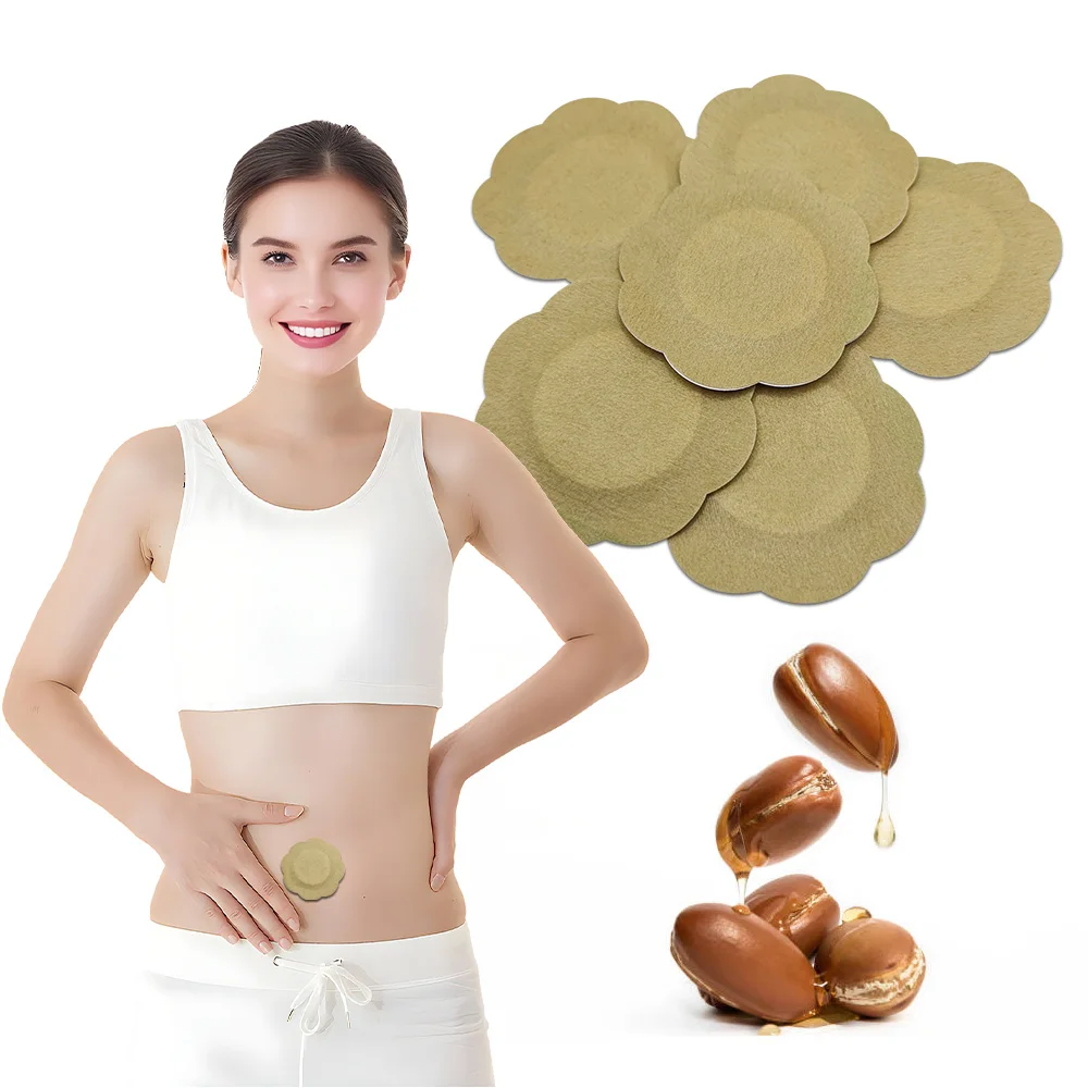 10pcs/Set Replacement Disposable Castor Oil Pack Self-Adhesive Adhesive Navel Stickers Seepage Resistant Belly Button Protectors