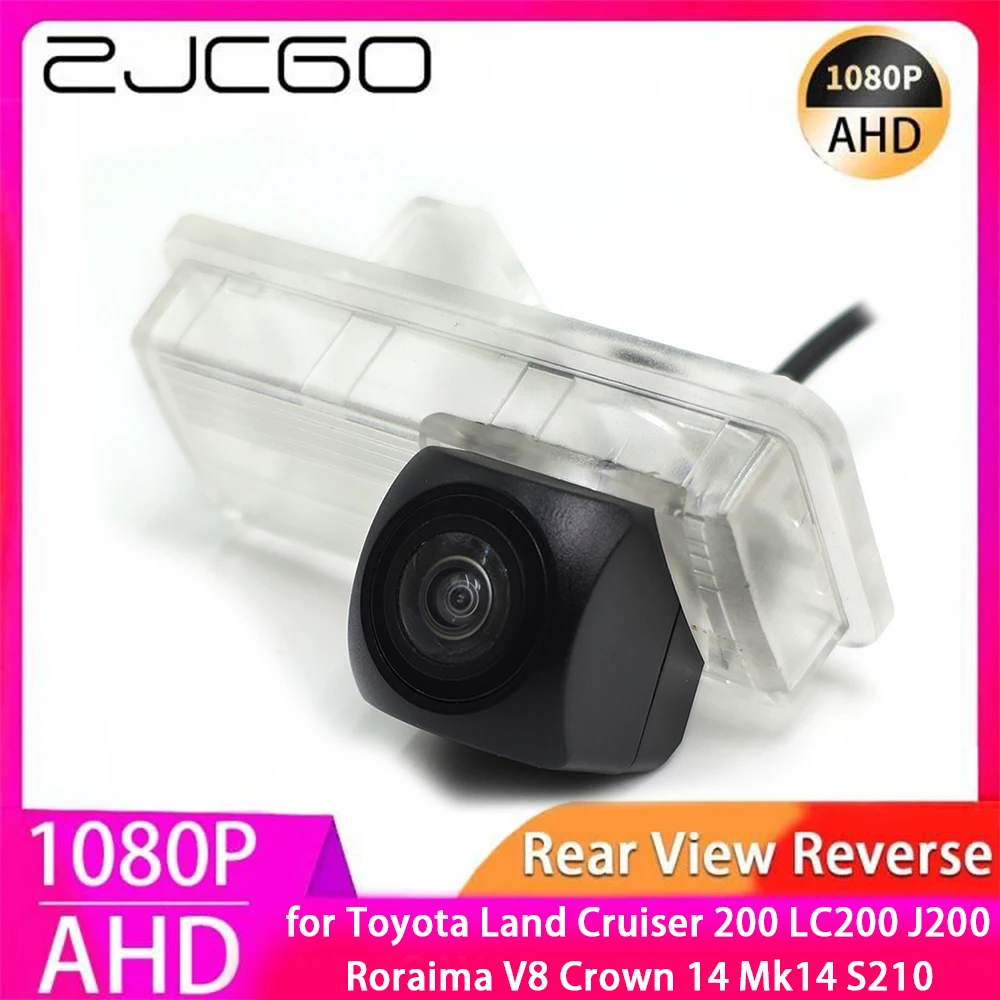 

ZJCGO AHD 1080P Parking Back up Car Rear View Camera for Toyota Land Cruiser 200 LC200 J200 Roraima V8 Crown 14 Mk14 S210