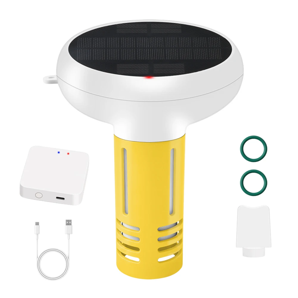 7 In 1 Smart Pool Water Quality Tester App WiFi Floating PH Salinity ORP CL Conductivity Temperature Monitor For Swimming Pool