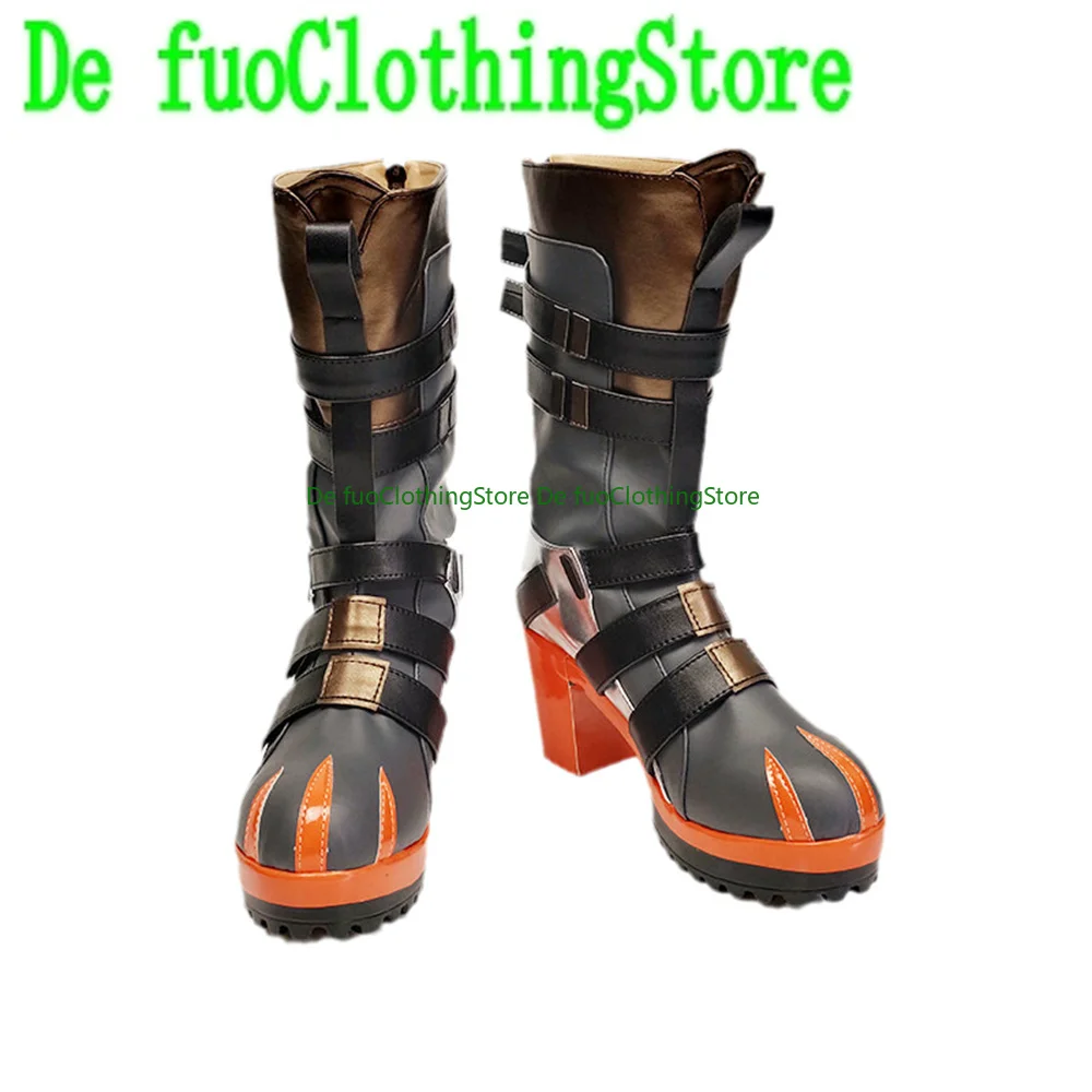 Alban Knox-zapatos de Cosplay, botas, juego de Anime, fiesta, Halloween, Navidad, Defu, tienda de zapatos