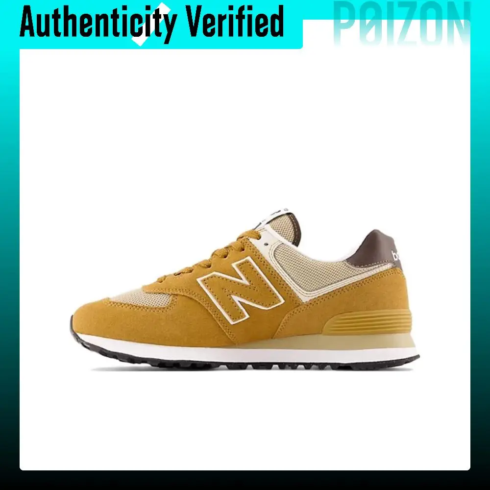 New Balance NB 574 Running Shoes Unisex Low-top Yellow/White U574OS2