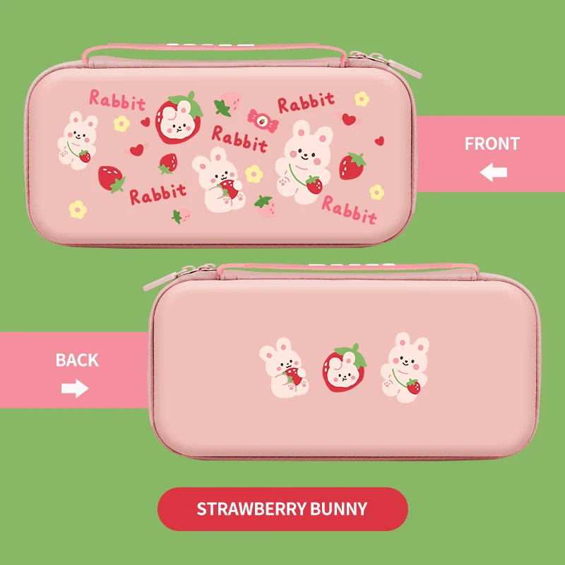 For Nintendo Switch Case OD/NS/Lite Accessories Hard Storage Bag Kawaii Protect Covers For Switch Console Games Travel Portable