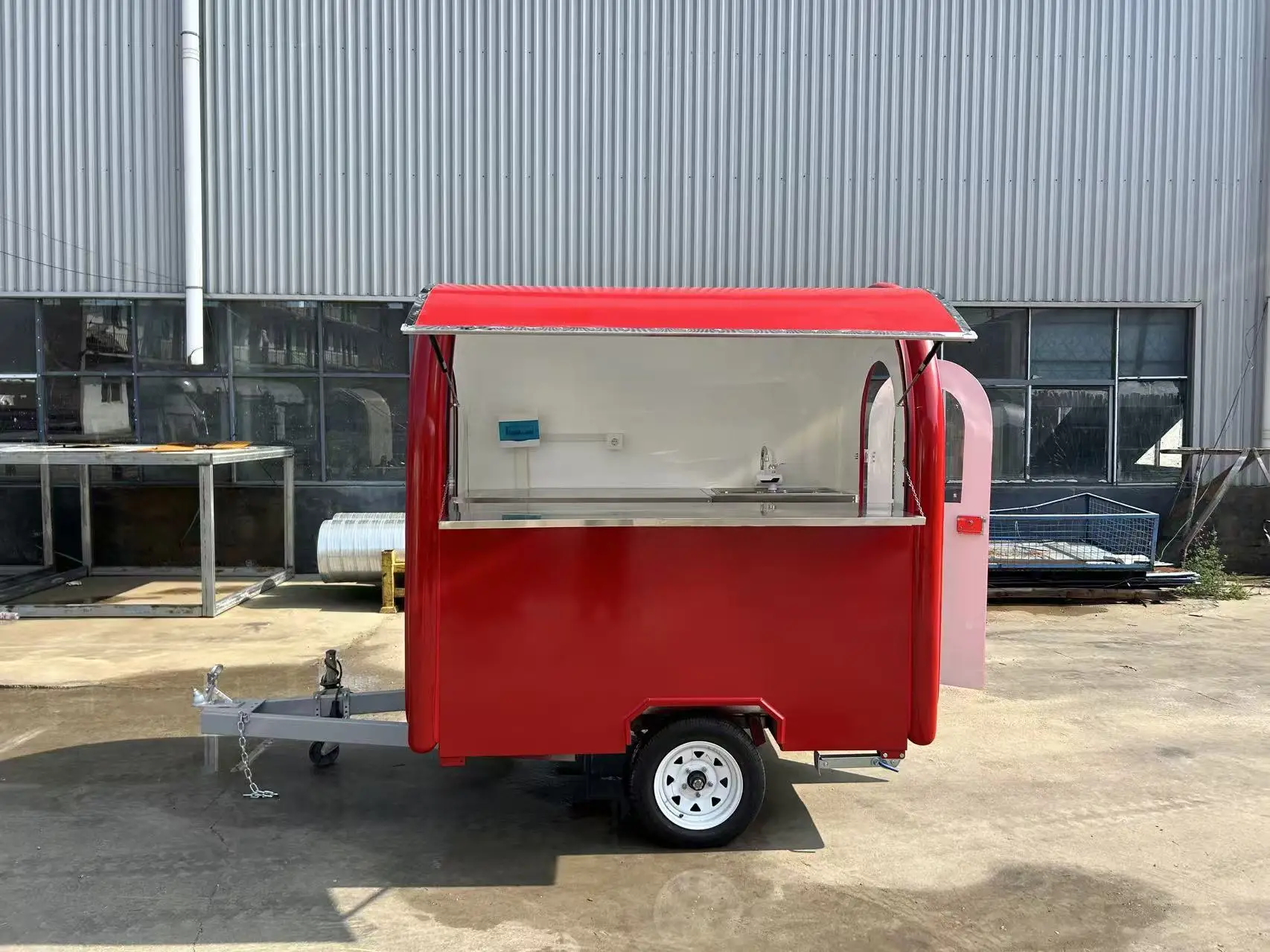 

Australia 10ft Mobile Food Truck with Kitchen Food Concession Trucks with Grill and Fryer Shaved Ice Kiosk for Sale