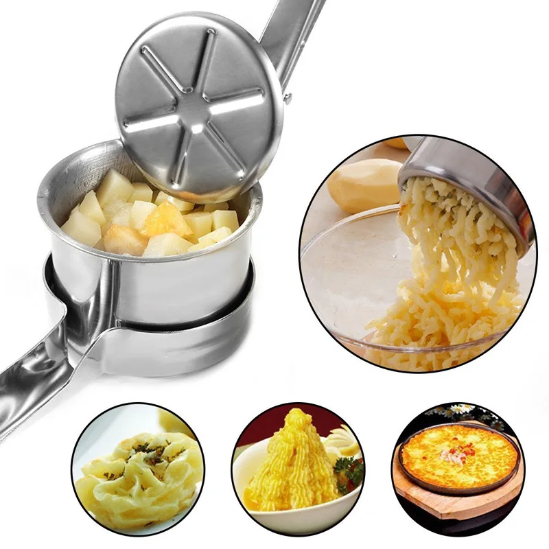 Manual Steel Potato Ricer Pees Vegetable Puree Maker