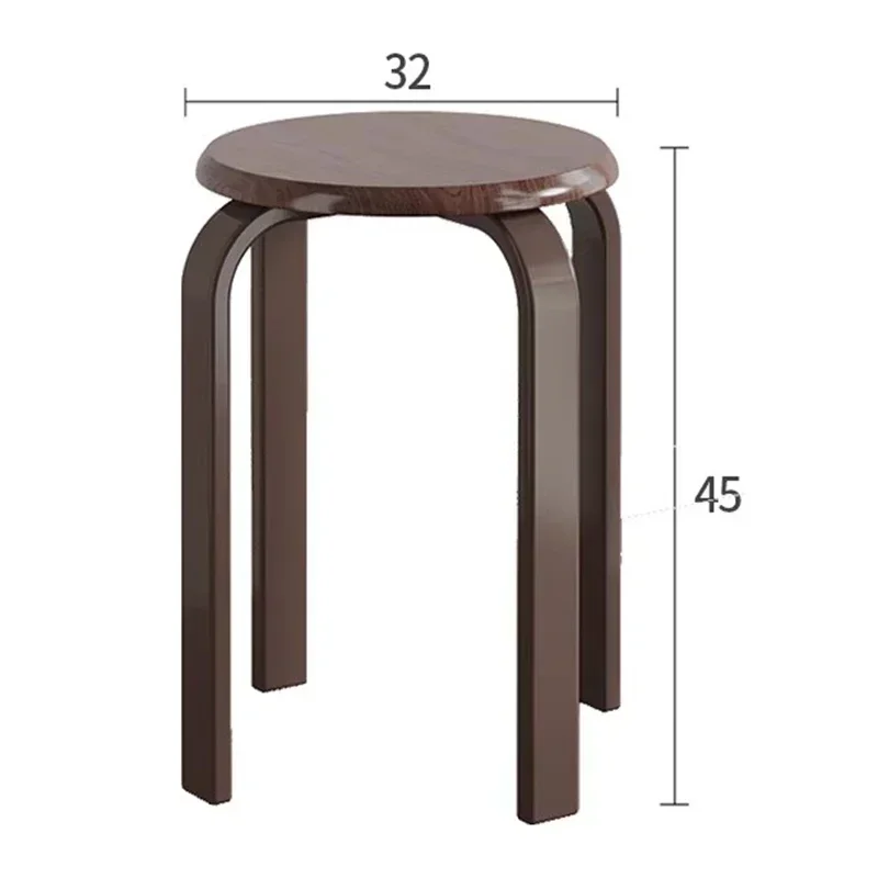 

Modern Wood Dining Chairs Portable Space Saving Ultralight Relax Chairs Minimalist Waiting De Salon Interior Furniture