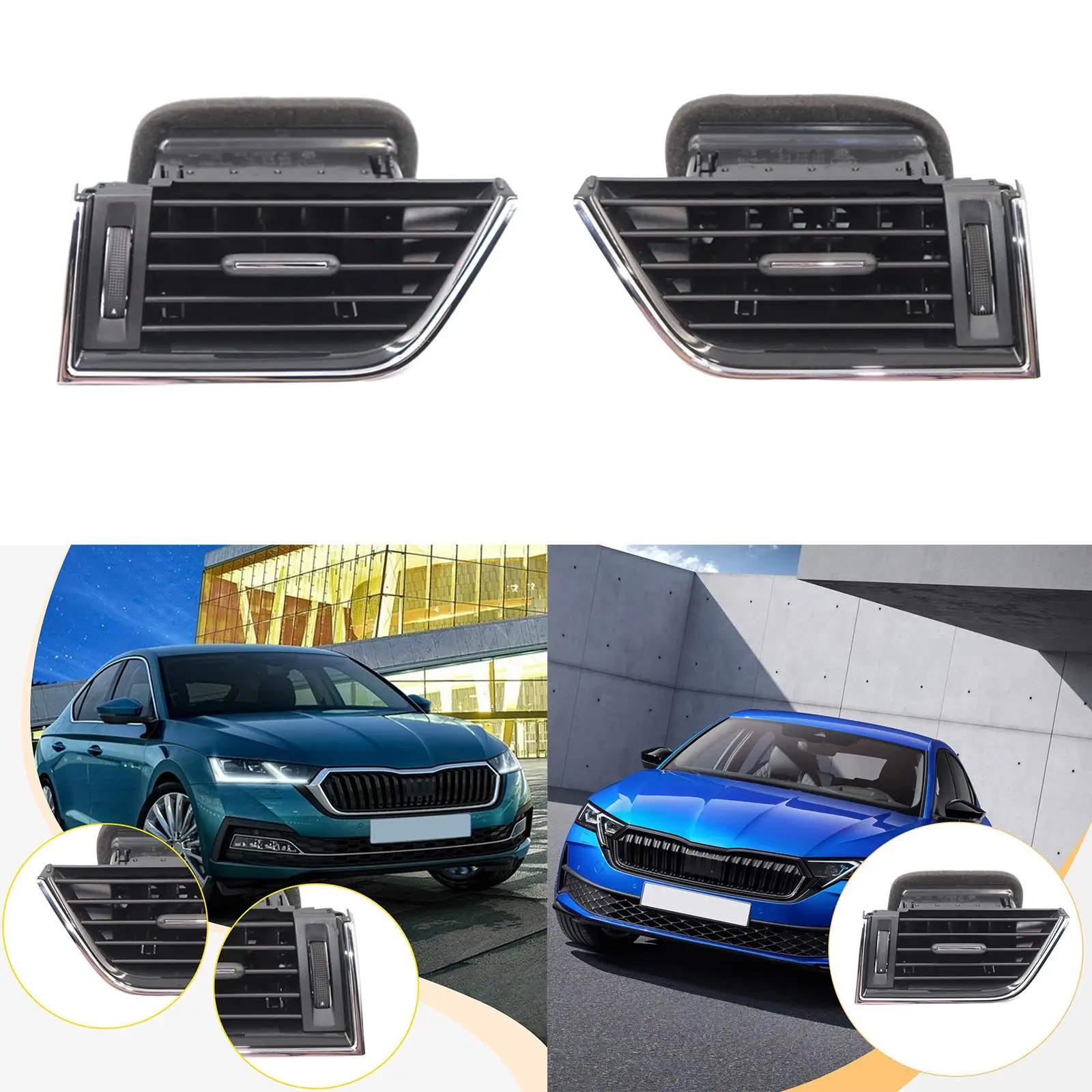 

Air Vent Air Conditioning Vent Grille Professional Car Accessories Replaces Interior Accessories Panel 5E0819701 5E0819702
