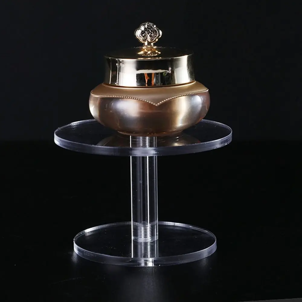 

Transparent Frame Round Jewelry Display Stand Acrylic Clear Jewellery Cosmetic Holder Shelf