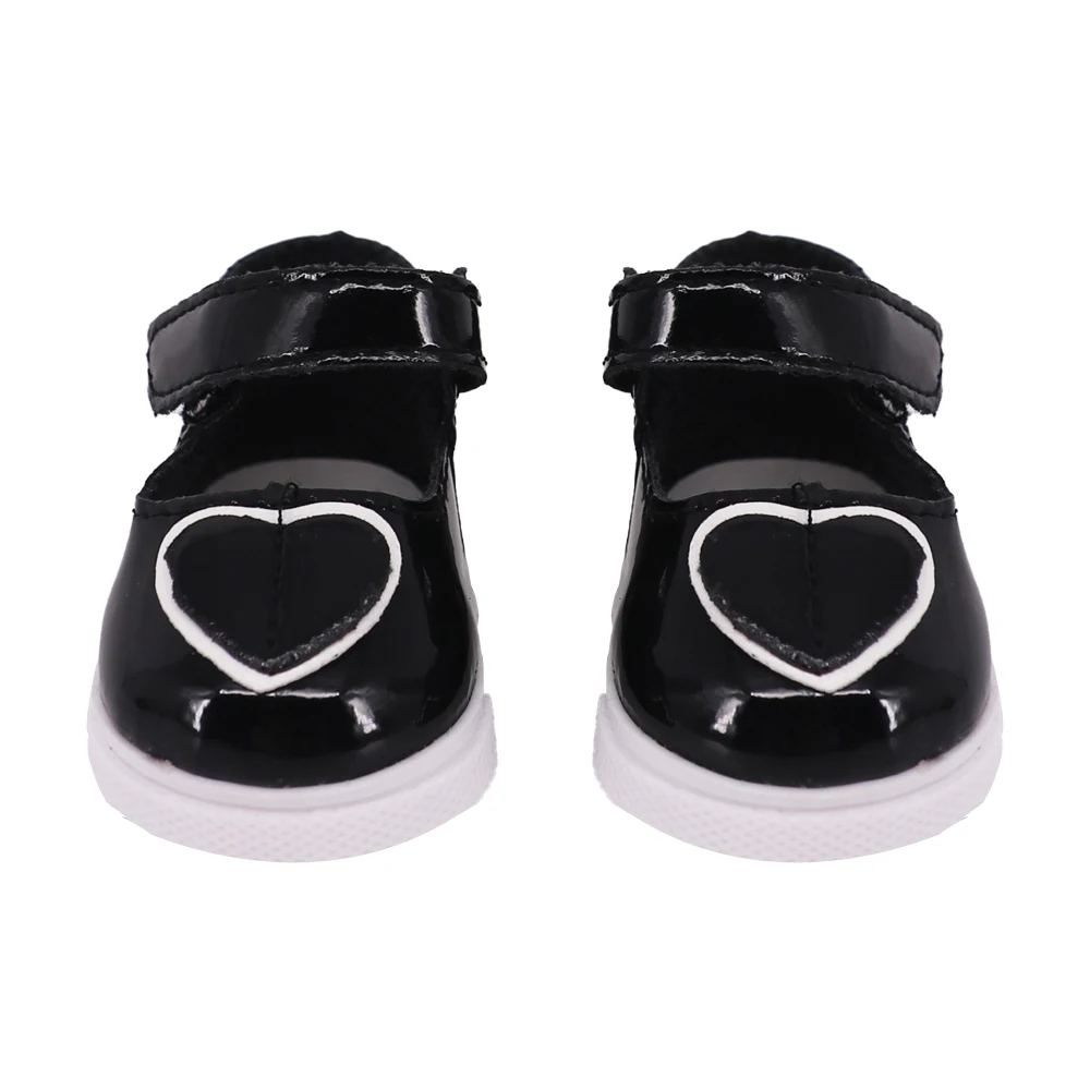 รองเท้าตุ๊กตา 7 ซม. รองเท้าหนังหลากหลายสไตล์ รองเท้าน่ารักสำหรับใส่ทุกวัน สำหรับตุ๊กตาสาวอเมริกันขนาด 18 นิ้ว และตุ๊กตาเด็กทารกขนาด 43 ซม. อุปกรณ์เสริมตุ๊กตา ของเล่นเด็กผู้หญิง