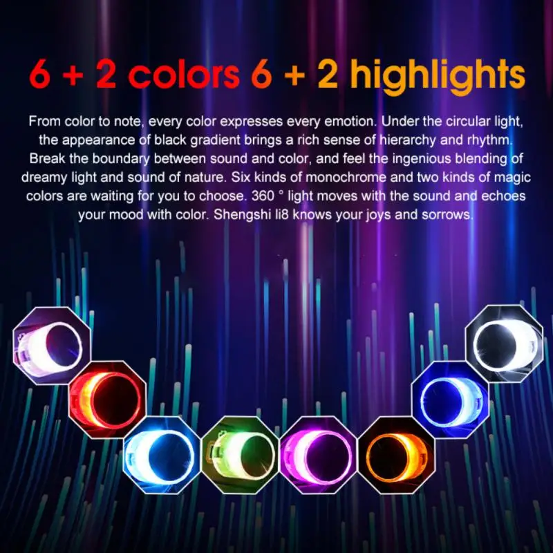 Mini luz nocturna colorida con USB para coche, lámpara Interior de neón para DJ, RGB, interfaz Led para fiesta de vacaciones, ordenador portátil