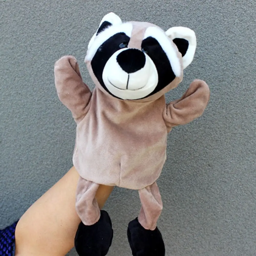 Interaktive Requisiten Eltern-Kind-Cartoon Kindergarten Geschichte Requisiten Tier Handpuppe Kinder Puppen Hand
