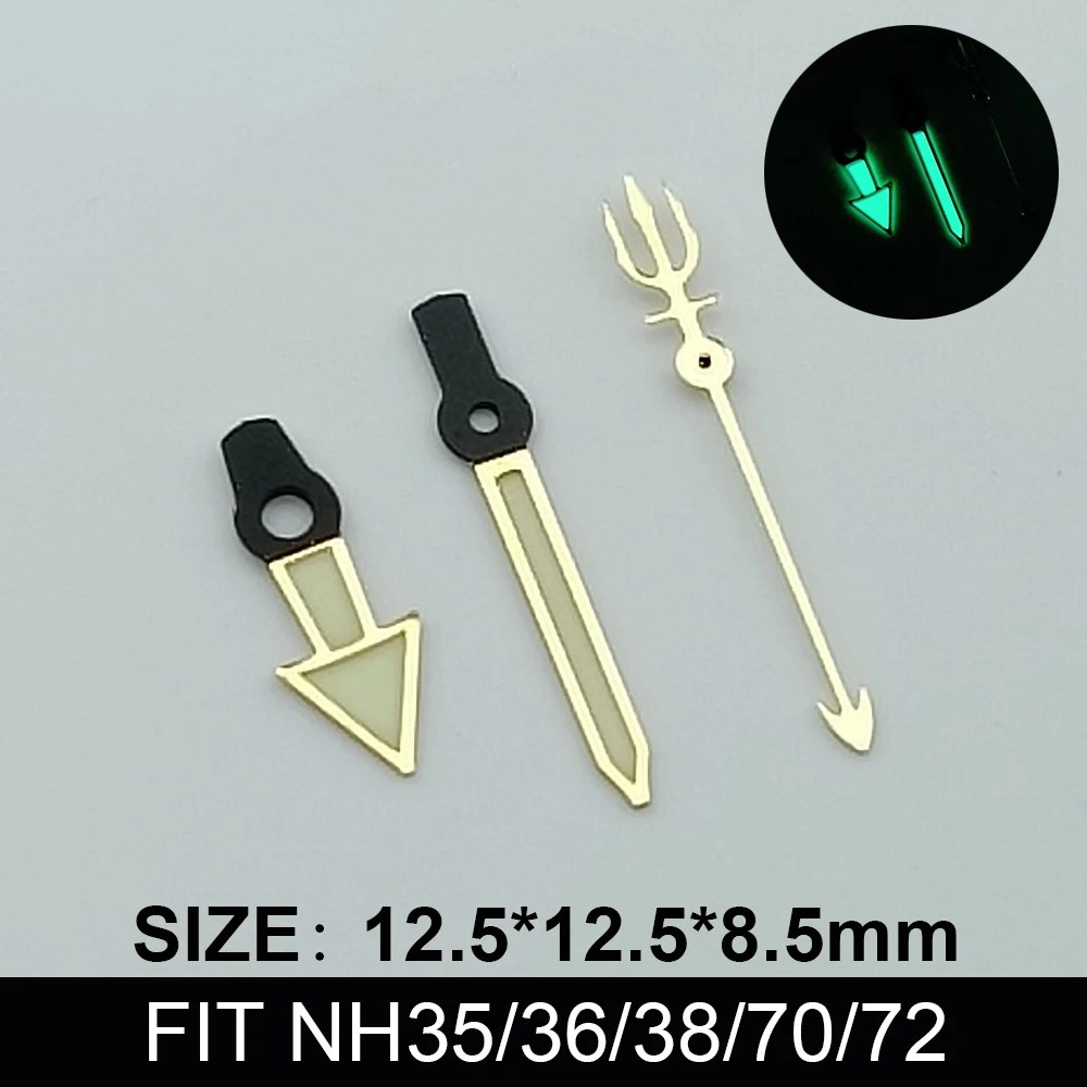 NH35 NH36 Green Luminous Watch Hands for Automatic Movement watch accessories Watch Parts For Wristwatches