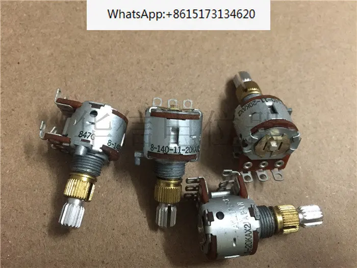 ALPS 16 type 8-140-11-20KAX2 duplex double adjusting potentiometer pin A20K handle 20MM flower