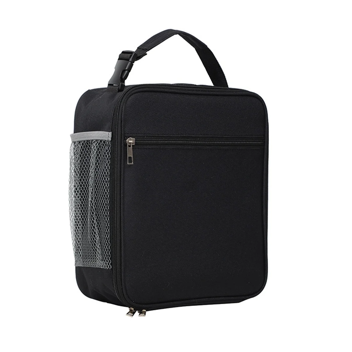 ABQR Lunch Box Borsa per il pranzo per uomo Donna Capacità Lunchbox Borse per il pranzo riutilizzabili Borsa per il pranzo isolata Lunch Box Cooler (Nero)