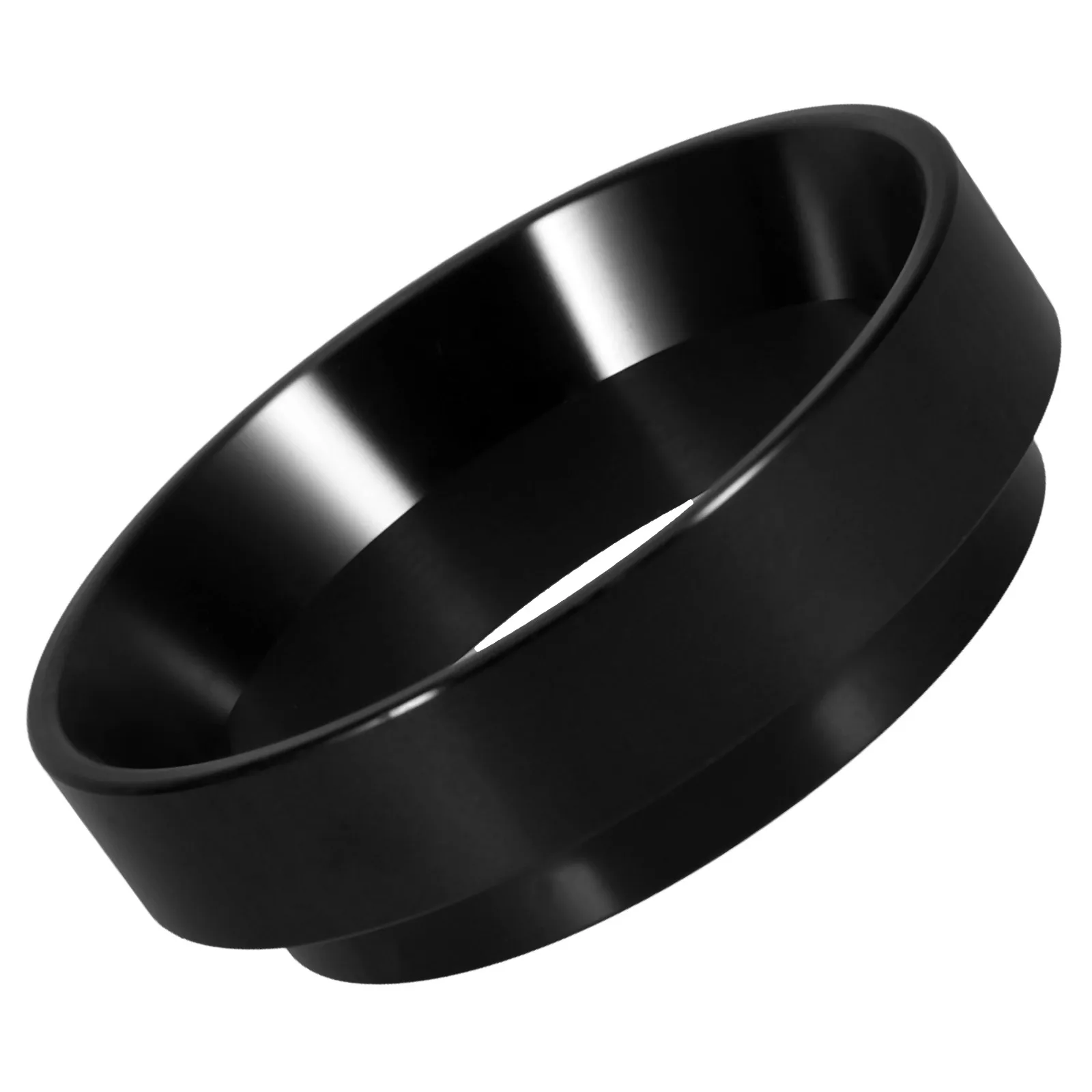 

58Mm Ring Aluminum Espresso Machine Accessory Anti-Flying Powder Powder Funnel Metal Dosing Funnel Receiving Ring Dosing Circle