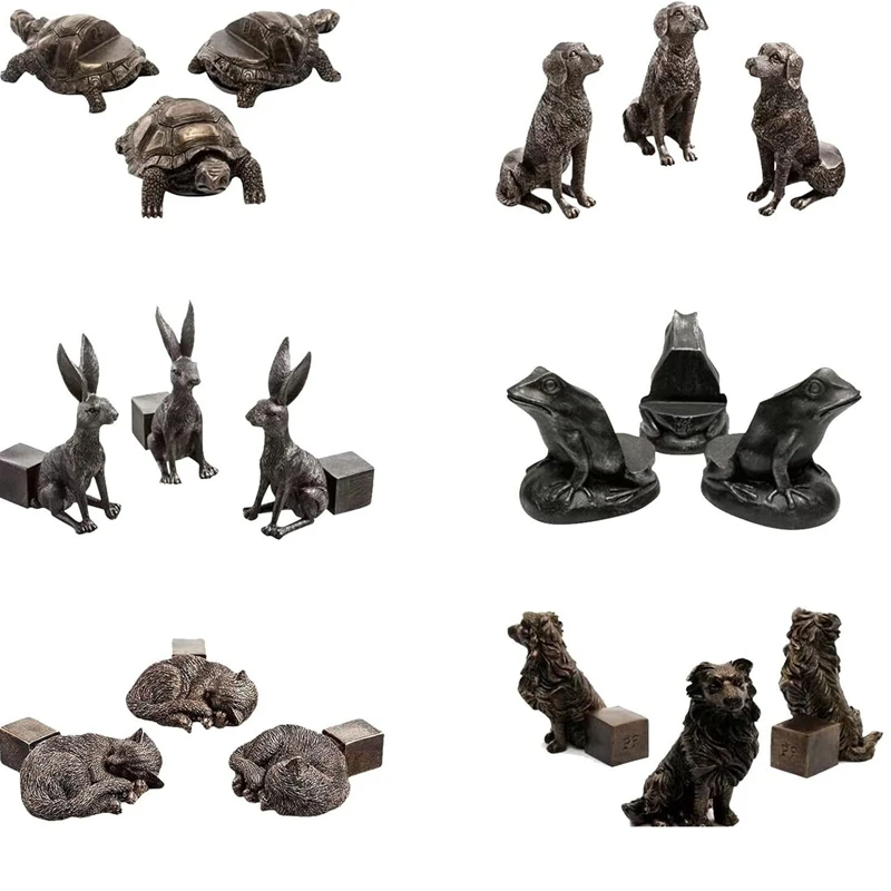 ABKO-Mini Pot Feet, Cute Animal Shaped Pots Feet Animal Figurines Ornaments Plant Pot Support Feet, For Indoor And Outdoor