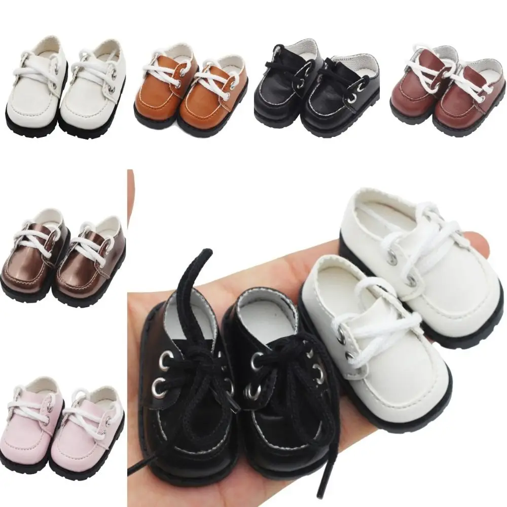 Chaussures miniatures en cuir PU pour enfants, mini vêtements, beurre, chaussures légères, chaussures mignonnes, jouets Kiev illage