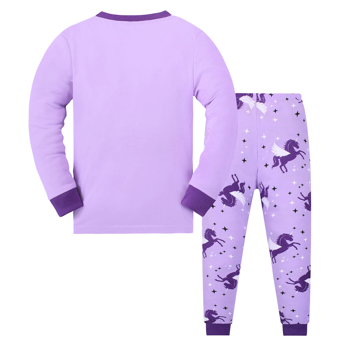 Girls Pajamas Long Sleeve Children Set Little Kids Pjs Sleepwear Size 2-9year