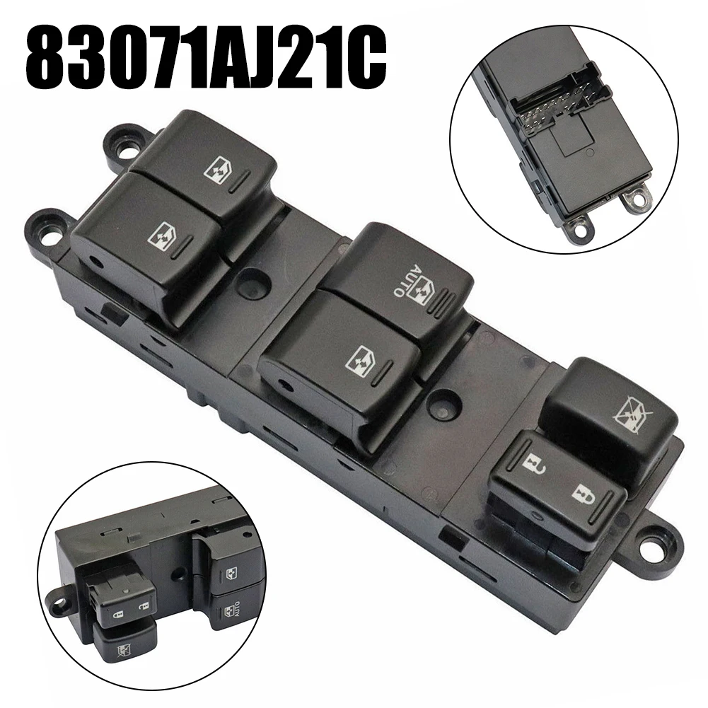 /Left /Front /Glass Control Switch 83071AJ21C Black ABS Window Lift Button For Legacy 2013 2014 For Outback 2013 2017 Car Interi