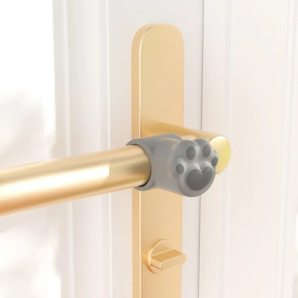 4 قطعة سدادة باب من السيليكون المتين المضادة للصدمات على شكل كرتوني مقبض الباب كتم الصوت واقي حائط عملي لتزيين المنزل #2