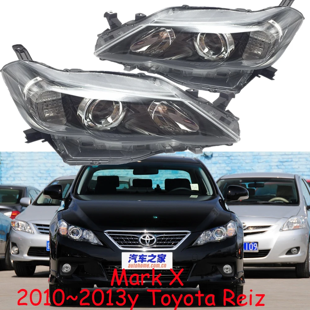 

1pcs car bumper Mark X headlamp for Toyota Reiz headlight 2010~2013y car accessories head lamp Reiz fog light