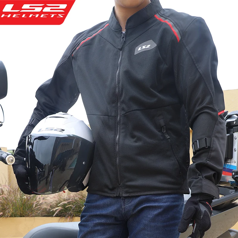 Original LS2 Motorcycle Jacket LS2 BREEZE Summer Breathable