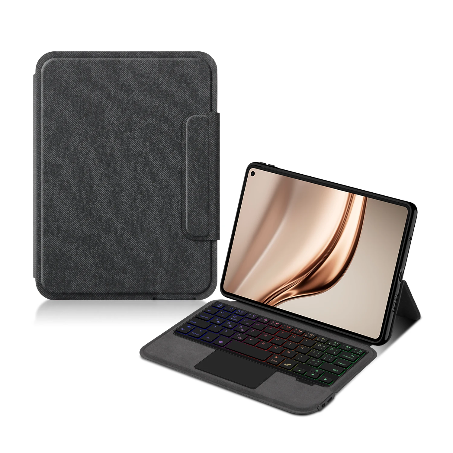 حافظة لوحة المفاتيح السحرية HUWEI لهاتف هواوي MatePad Mini 2025 8.8 "الكمبيوتر اللوحي Matepad mini 8.8 MLR-AL00 AL10 غطاء لوحة المفاتيح الخلفية فوليو #2