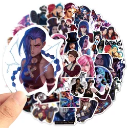50PCS League of Legends Movie Battle of Two Cities Graffiti Stickers Luggage Phone Case Laptop Waterproof Powder Mysterious Stic