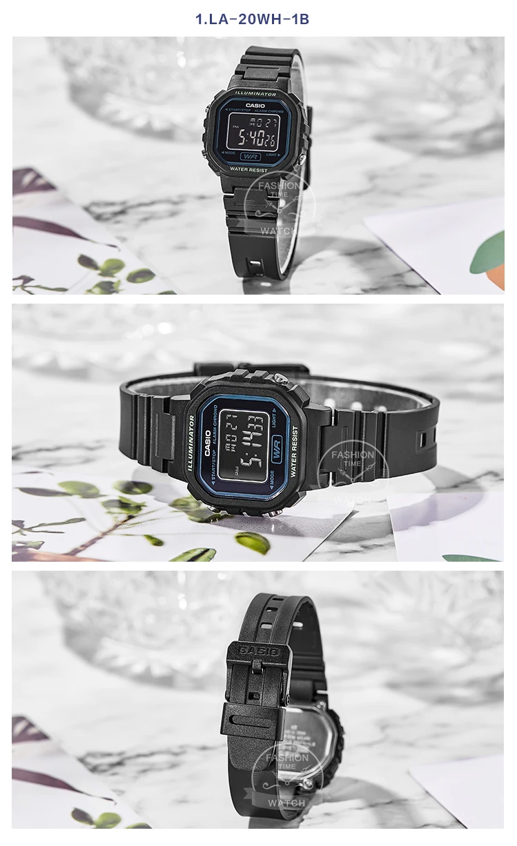 Casio Watch for Men Top Luxur Set Military LED Sport Quartz Men Watch Relogio LA-20WH-1A