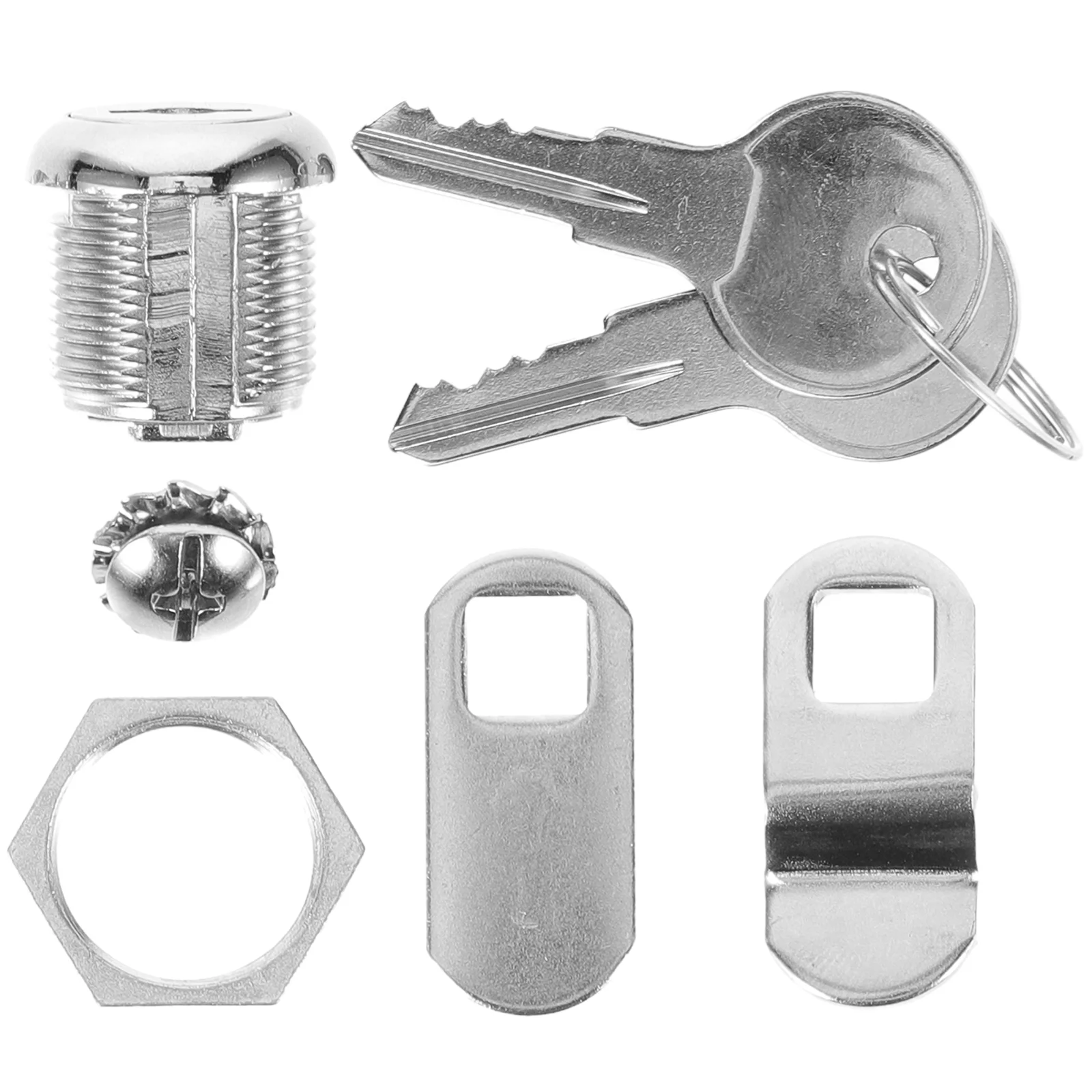 Turn Tongue Mailbox Lock Drawer Locks with Keys Toolbox for Cabinet Doors File Replacement