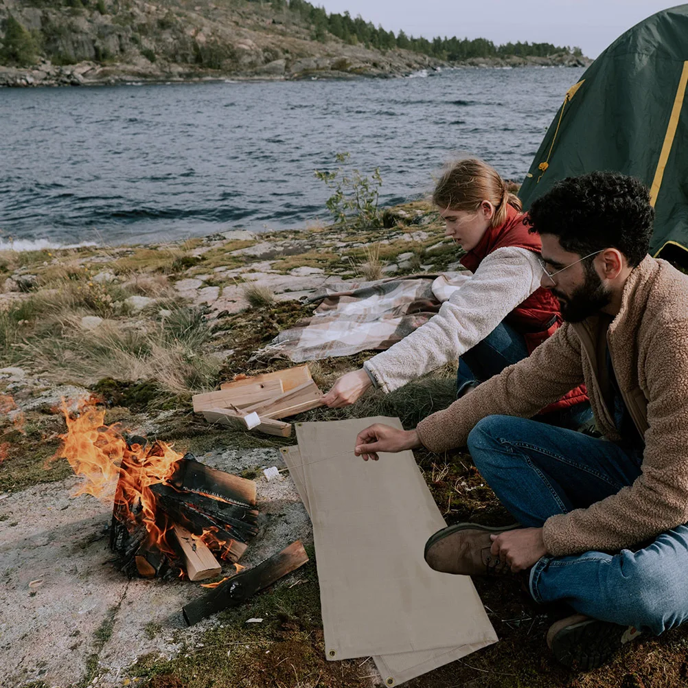 Coperta antincendio termoisolante, tessuto impermeabile a prova di fiamma per cucina, stazione di servizio, scuola, casa, strumento di emergenza antincendio
