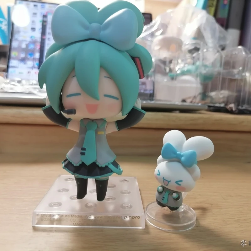 Anime Hatsune Miku Figure With Cinnamoroll Action Figure Original Gsc Toy Pvc Cute Statue Collection Model Desktop Gift