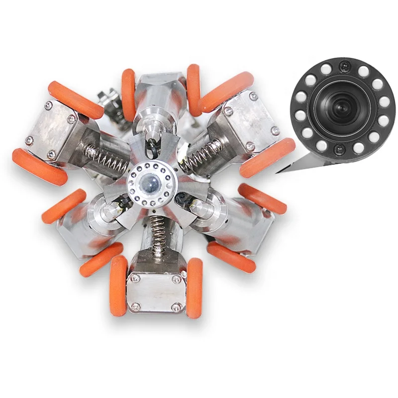 Batterie Rad Fern Pipeline Unterwasser Rohr Inspektion Roboter Kriechen Kamera