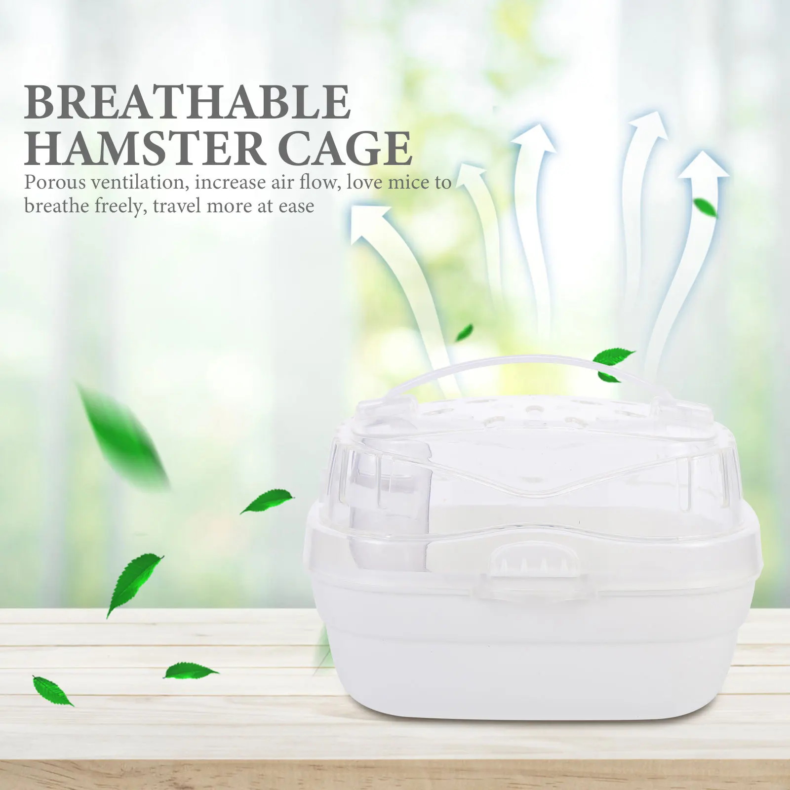 الهامستر السفر الناقل المحمولة البلاستيك صندوق الحيوانات الأليفة تنفس الحيوانات الصغيرة قفص لخنزير غينيا السكر شراعية أرنب الأحداث سهلة #4
