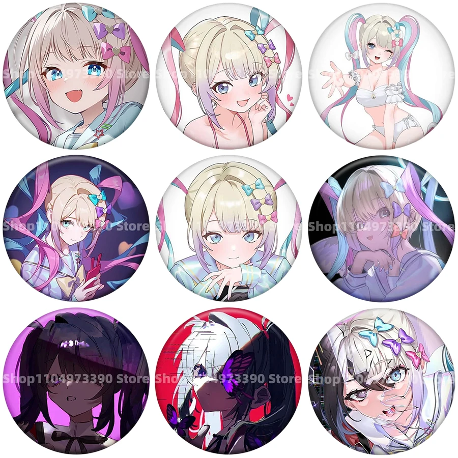 

Значок Game Needy Girl Overdose Kawaii KAngel Ame-Chan Rain, готическая брошь Y2K для сумок, одежды, декора, коллекция для фанатов