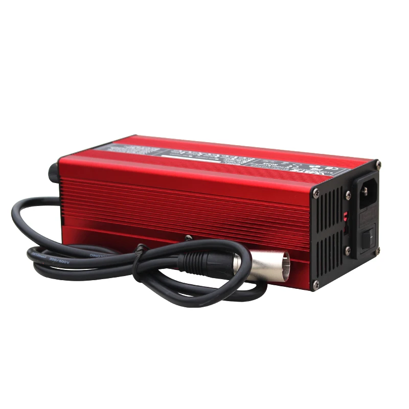 50.4V 10A Charger For 12S 44.4V Li-ion Battery Pack 4.2V*12=50.4V Battery Smart Charger Support CC/CV Mode