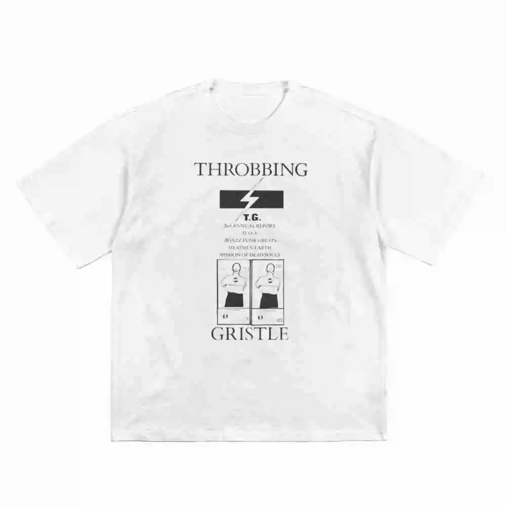 Throbbing Gristle 20 Jazz Funk Greats DOA Psychic TV Clock DVA Short Sleeve Tee 100% Cotton T-Shirt