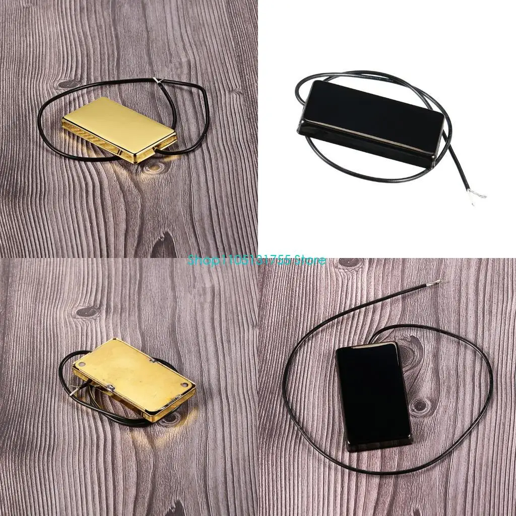 

K0EF Premium Double Coil Pickup Featuring 7.85k Wires Black Cover Suitable For Electric And Pickup Box Guitars