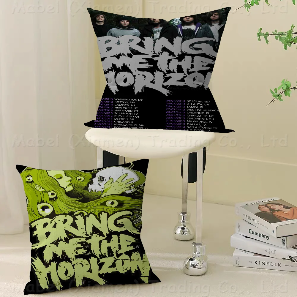 

Band B-Bring Me The H-Horizon Pillow Cushion Cover Pillowcase Living Room Sofa Home Decor Customized