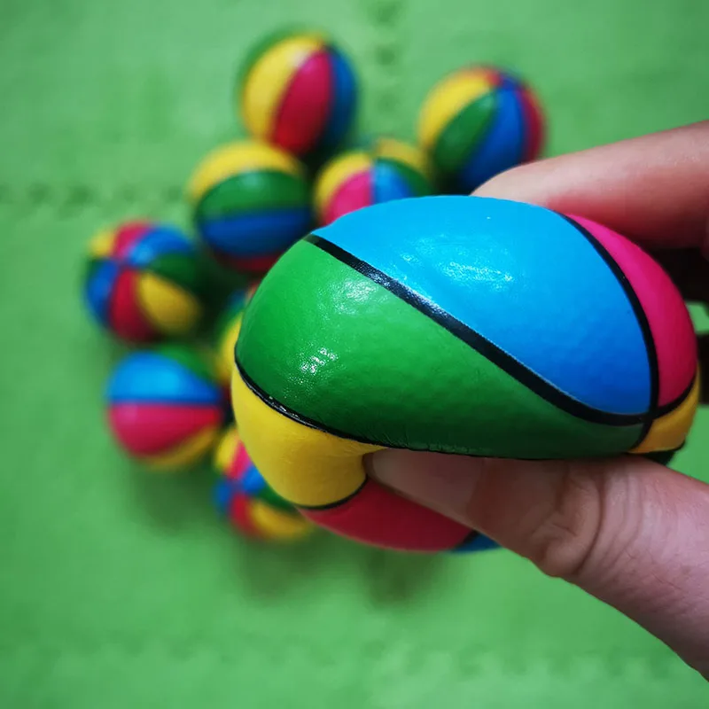 12pcs 6.3cm Anti Stress Ball Relief soccer Football Basketball Baseball Tennis Soft Foam Rubber squeeze Ball Toys for Children